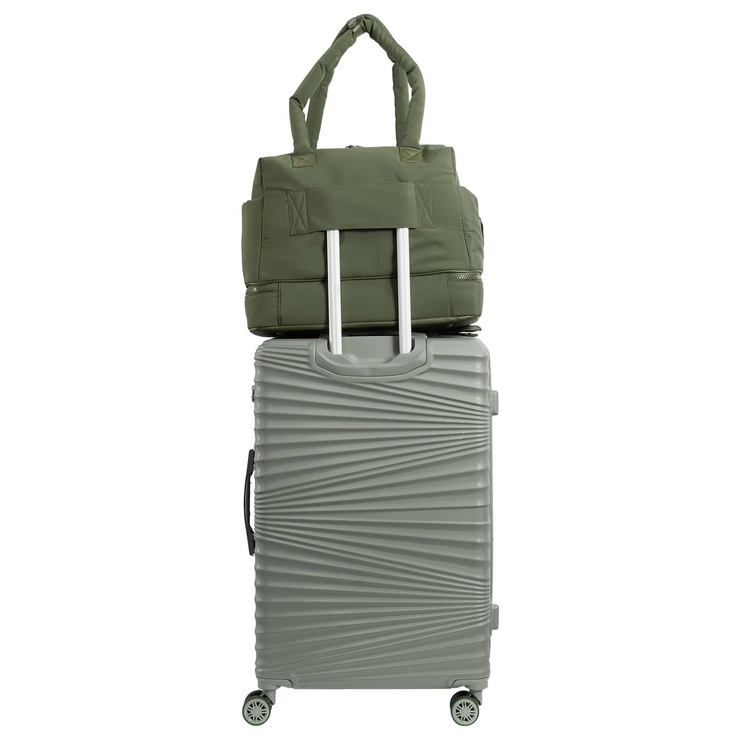 Joan & David The Lainey Sport Nylon Drop Bottom Duffel Bag