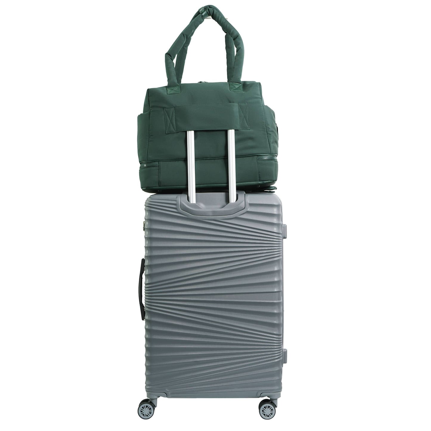 Joan & David The Lainey Sport Nylon Drop Bottom Duffel Bag
