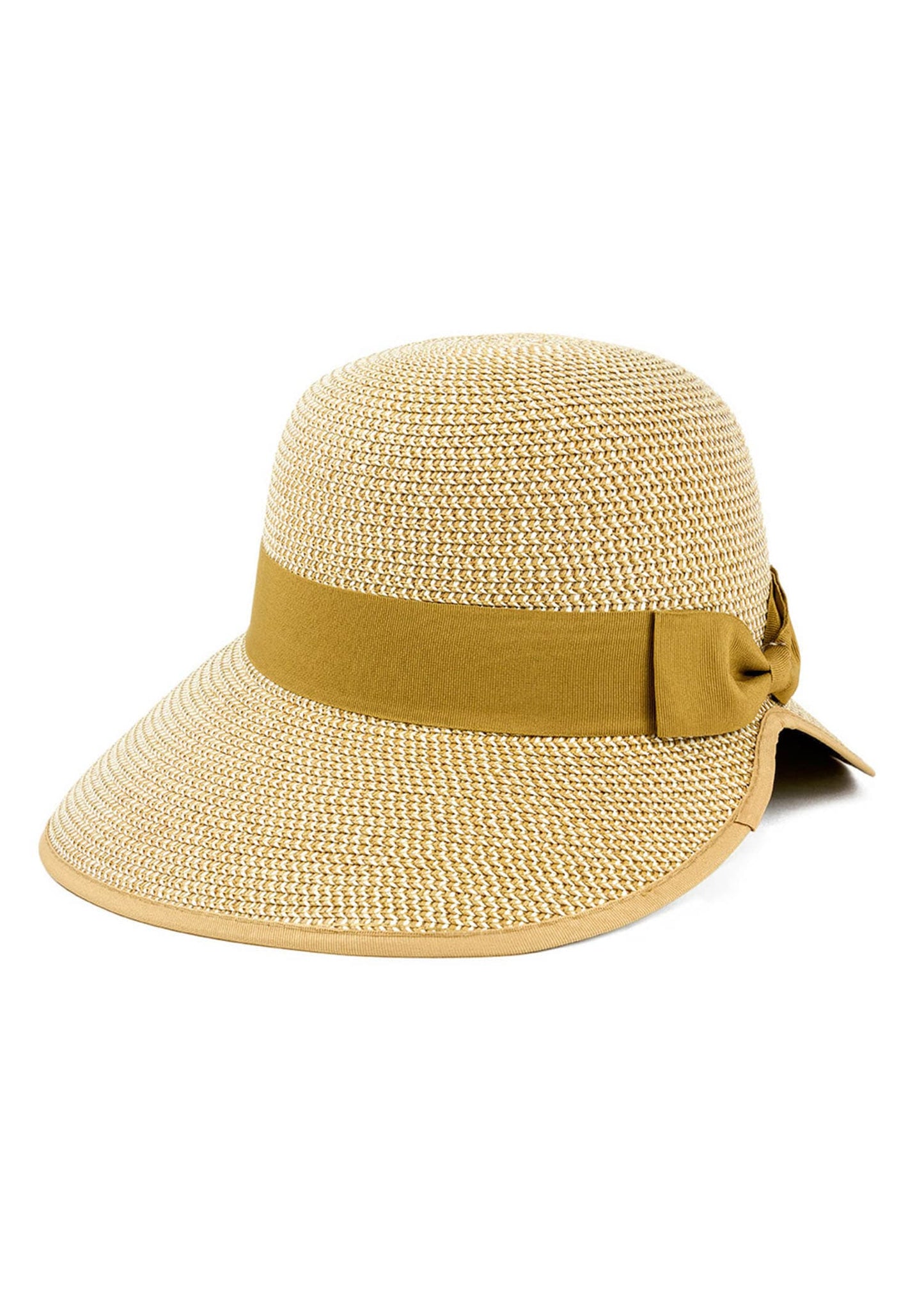 Magid Two Tone Straw Ribbon Garden Hat