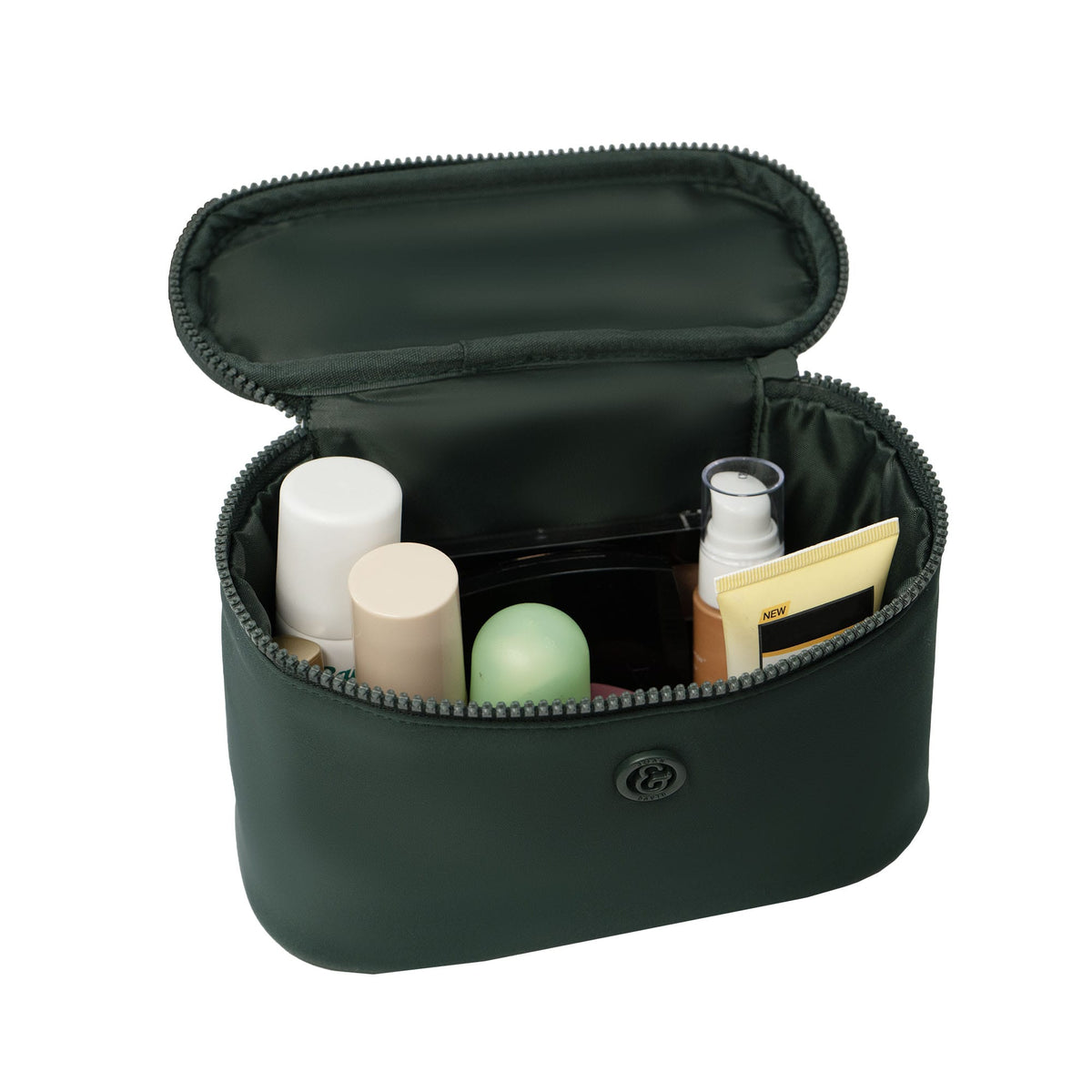 Joan & David Tonal Sport Nylon 4-Piece Clear Cosmetic Bag Set