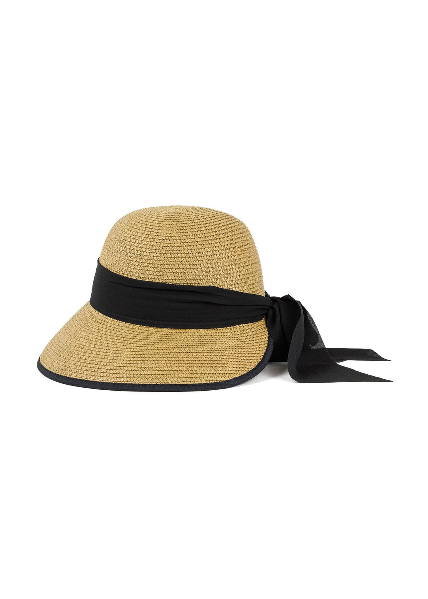 Magid Ribbon Bow Straw Garden Hat