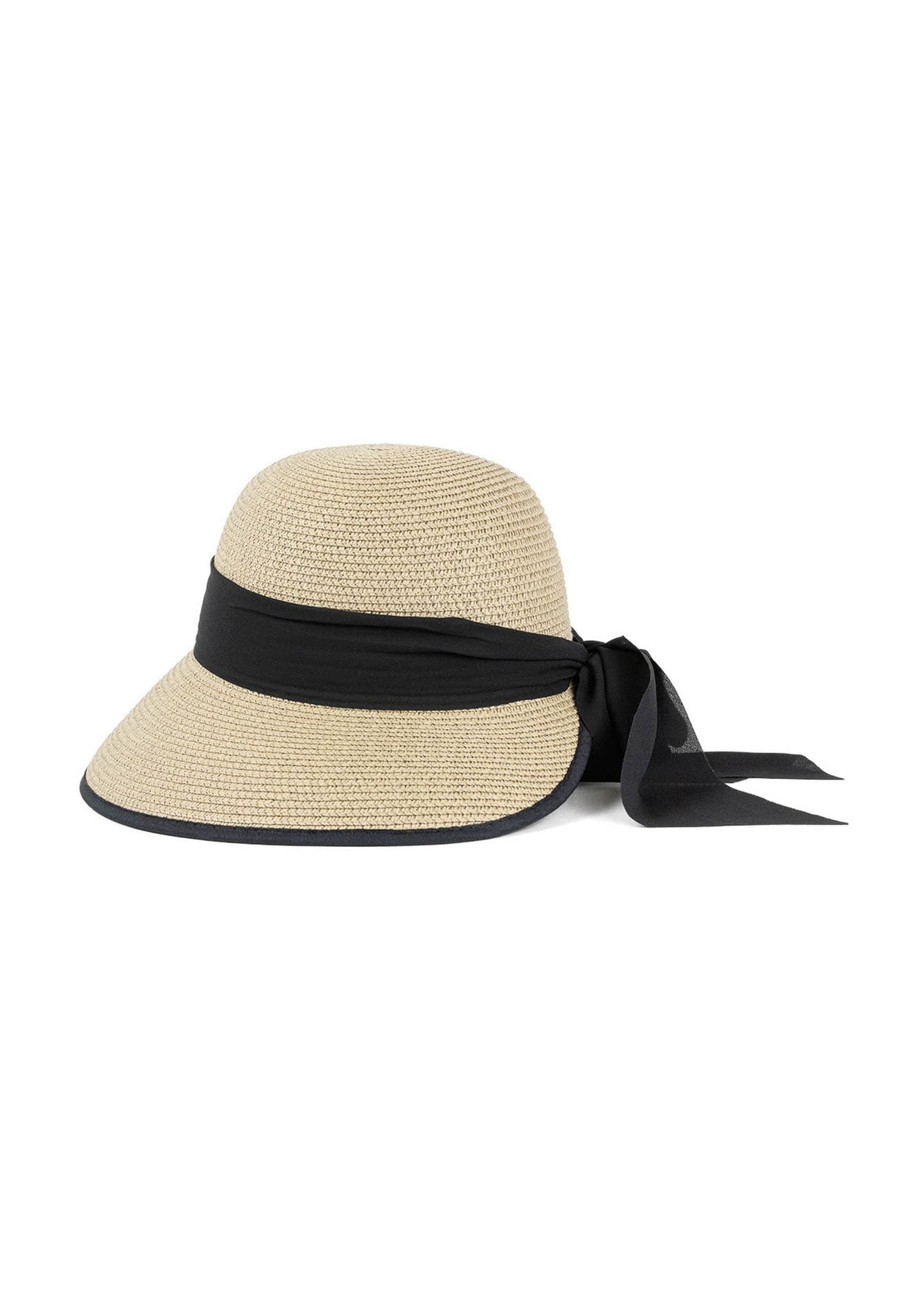 Magid Ribbon Bow Straw Garden Hat