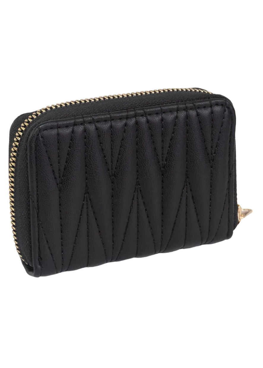 Rebecca & Rifka Smooth Abstract Quilt Medallion Zip Accordion Wallet