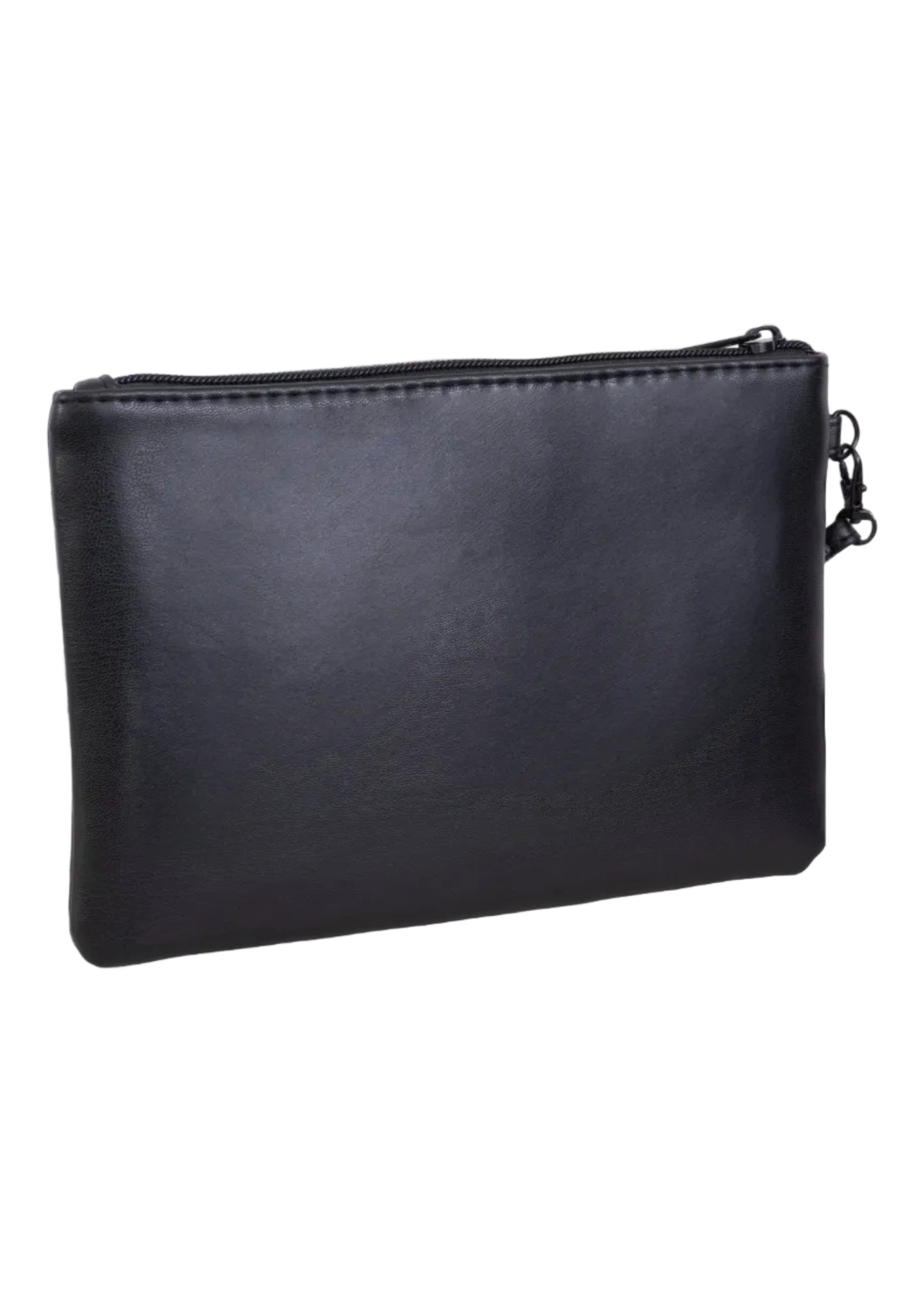 Rebecca & Rifka Smooth Boxed Quilt Medallion Zip Wristlet